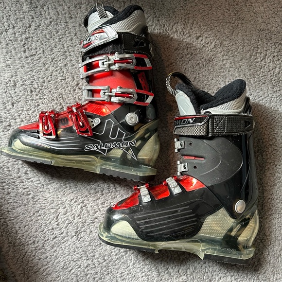 Used pair of Salomon Energyzer 100 Ski Boots, size 25.5 - Picture 4 of 4